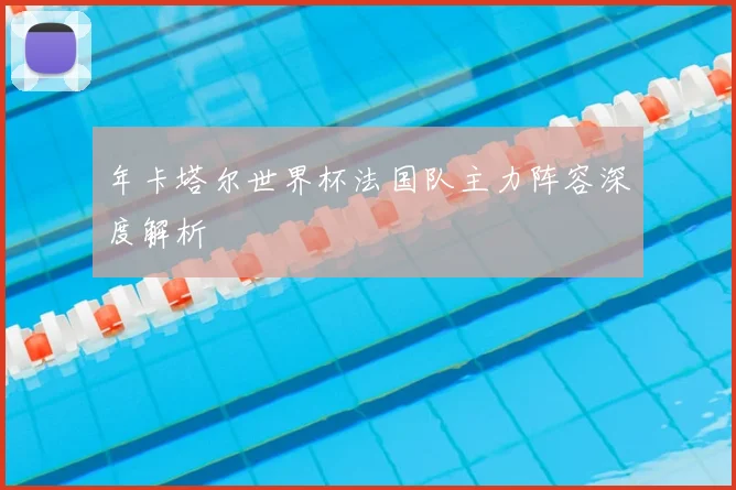 年卡塔尔世界杯法国队主力阵容深度解析